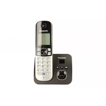 Panasonic KX-TG6821 DECT ασύρματο τηλέφωνο με τηλεφωνητή, μαύρο