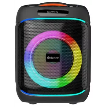 DENVER BPS-170 400W Bluetooth Party Ηχείο με RGB φώτα, TWS, Karaoke, FM-Ραδιόφωνο, USB/SD/AUX/Υποδοχές Μικροφώνου