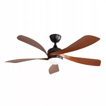 Extralink Grand Walnut 52 Έξυπνος ανεμιστήρας οροφής WiFi, Καρυδί, 132 cm, Έλεγχος μέσω app