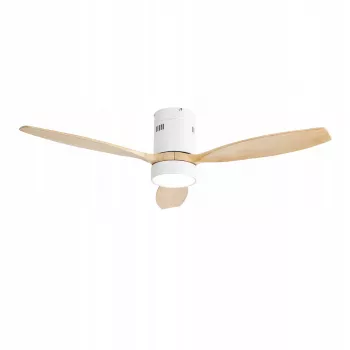 Extralink Nature Flow 52 Smart WiFi Ανεμιστήρας Οροφής, Ξύλο, 132 cm, Έλεγχος μέσω App