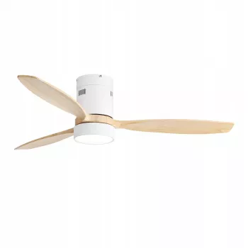 Extralink Nature Flow 52 Smart WiFi Ανεμιστήρας Οροφής, Ξύλο, 132 cm, Έλεγχος μέσω App