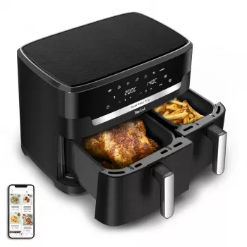 Tefal ActiFry Dual Motion Φριτέζα θερμού αέρα EY9428E 1,7 kg Μαύρο