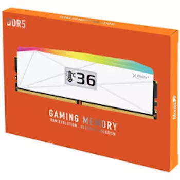 V-Color Manta XFinity+ aRGB DDR5-8000 RAM, CL40, EXPO - 32 GB Dual-Kit, λευκό