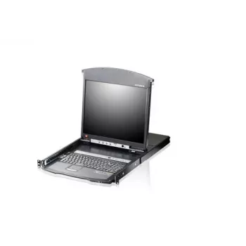 ATEN KL1508AiM F 17 ίντσες LCD IP KVM switch - κονσόλα rackmount 8 θυρών με απομακρυσμένη πρόσβαση