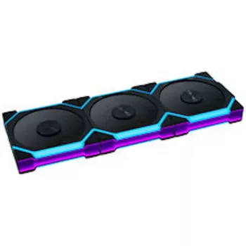 Lian Li UNI FAN SL FLEX Wireless ARGB Reverse Blade ανεμιστήρας 120mm PWM - συσκευασία 3 τεμ. με controller, μαύρο