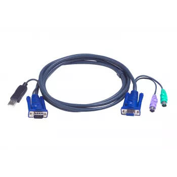 ATEN Intelligent KVM καλώδιο 2L-5502UP - καλώδιο συνδυασμού πληκτρολογίου, βίντεο, ποντικιού (KVM)