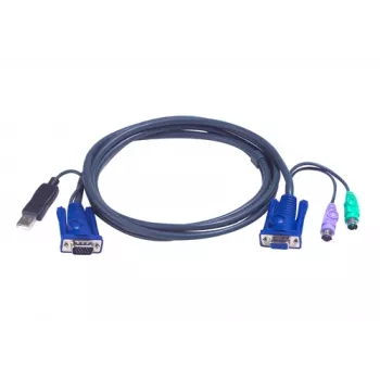 ATEN Intelligent KVM καλώδιο 2L-5502UP - καλώδιο συνδυασμού πληκτρολογίου, βίντεο, ποντικιού (KVM)