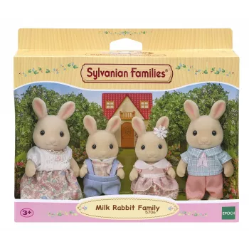 EPOCH Sylvanian Families Milk Rabbit Family Σετ φιγούρων