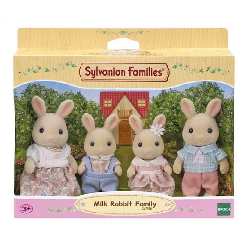 EPOCH Sylvanian Families Milk Rabbit Family Σετ φιγούρων