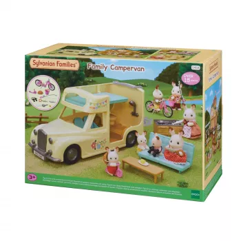 EPOCH Sylvanian Families σετ παιχνιδιού τροχόσπιτου - όχημα οικογενειακής περιπέτειας κάμπινγκ