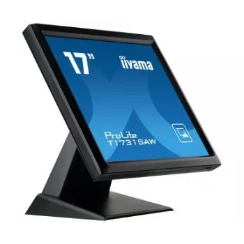 Iiyama ProLite T1731SAW-B5 17 ιντσών οθόνη LED αφής - SXGA 1280x1024, TN, SAW, DVI/VGA, USB, ηχεία, μαύρο