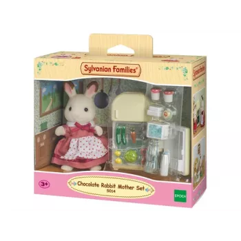 Epoch Sylvanian Families Chocolate Rabbit Mother Σετ Κουζίνας