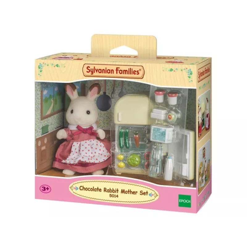 Epoch Sylvanian Families Chocolate Rabbit Mother Σετ Κουζίνας
