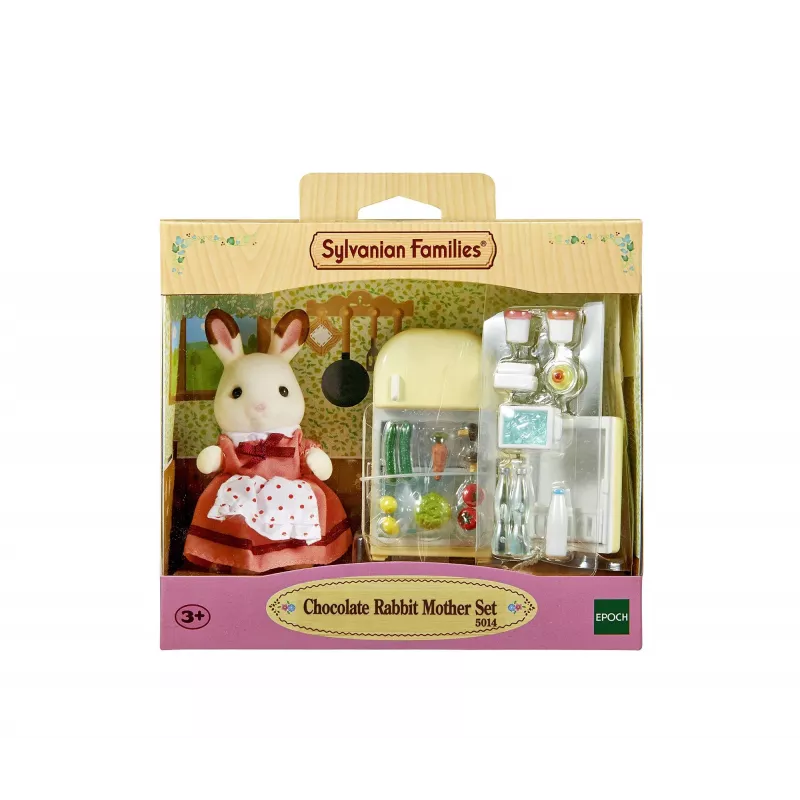 Epoch Sylvanian Families Chocolate Rabbit Mother Σετ Κουζίνας