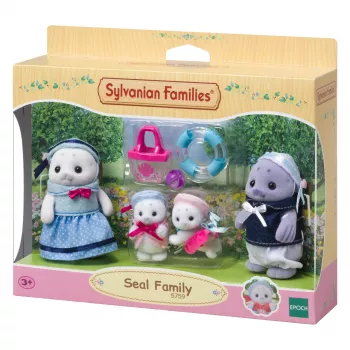 Sylvanian Families Οικογένεια Φώκιας Σετ Φιγούρων - Glenn, Amanda & Baby Nicola με αξεσουάρ
