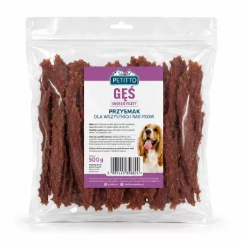 PETITTO μαλακά φιλέτα χήνας για σκύλους 500g