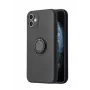 iLike Apple iPhone 13 Pro Max Θήκη Σιλικόνης Ring Μαύρη