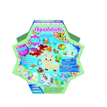 EPOCH Aquabeads Star Beads Σετ Εκκίνησης - Πάνω από 800 Χάντρες, 16 Χρώματα, Σετ Χειροτεχνίας με Ενεργοποίηση Νερού για Παιδιά από 4 Ετών