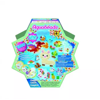 EPOCH Aquabeads Star Beads Σετ Εκκίνησης - Πάνω από 800 Χάντρες, 16 Χρώματα, Σετ Χειροτεχνίας με Ενεργοποίηση Νερού για Παιδιά από 4 Ετών