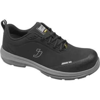 NO NAME παπούτσια ασφαλείας SJ FLUXS3S Low 46 - S3S SR FO HRO προστατευτικό δάχτυλο composite, χωρίς μέταλλο, μαύρο/γκρι