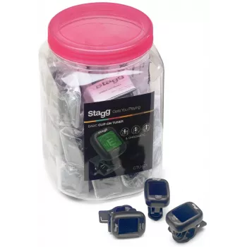 Stagg SCTUC1/30 κλιπ χρωματικό κουρδιστήρι συσκευασία 30 τεμ. με οθόνη