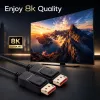QOLTEC Καλώδιο DisplayPort M/M V2.1 40G 0,5m