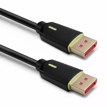 QOLTEC Καλώδιο DisplayPort M/M v2.1 80G 1,5m Μαύρο