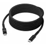 dbramante1928 Copenhagen Καλώδιο USB-C σε USB-C πλεκτό 1m Μαύρο