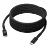 dbramante1928 Copenhagen Καλώδιο USB-C σε USB-C πλεκτό 1m Μαύρο