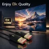 QOLTEC Καλώδιο DisplayPort M/M v2.1 80G 0,5 m