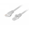 Lanberg PCU6-10CU-2000-S Καλώδιο patch Cat.6 UTP LSZH χαλκού 20m Γκρι Fluke Passed