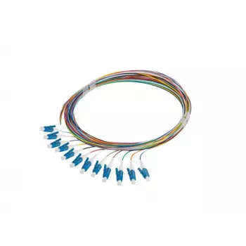 LANBERG Pigtail SM LC/UPC Semi-Tight 9/125 G657A1 12x2m πολύχρωμο