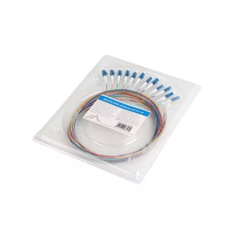 LANBERG Pigtail SM LC/UPC Semi-Tight 9/125 G657A1 12x2m πολύχρωμο