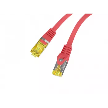 LANBERG Cat.6A S/FTP LSZH καλώδιο patch χαλκού 20m κόκκινο - Fluke tested