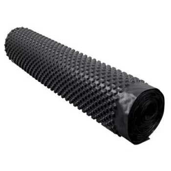HDPE φύλλο με κώνους για κάθετη στεγανοποίηση θεμελίωσης 1,5 m x 20 m (30 m²) - μαύρο