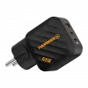 HAMMER RapidCharge 65W GaN τροφοδοτικό - 2x USB-C PD, 1x USB-A QC, μαύρο