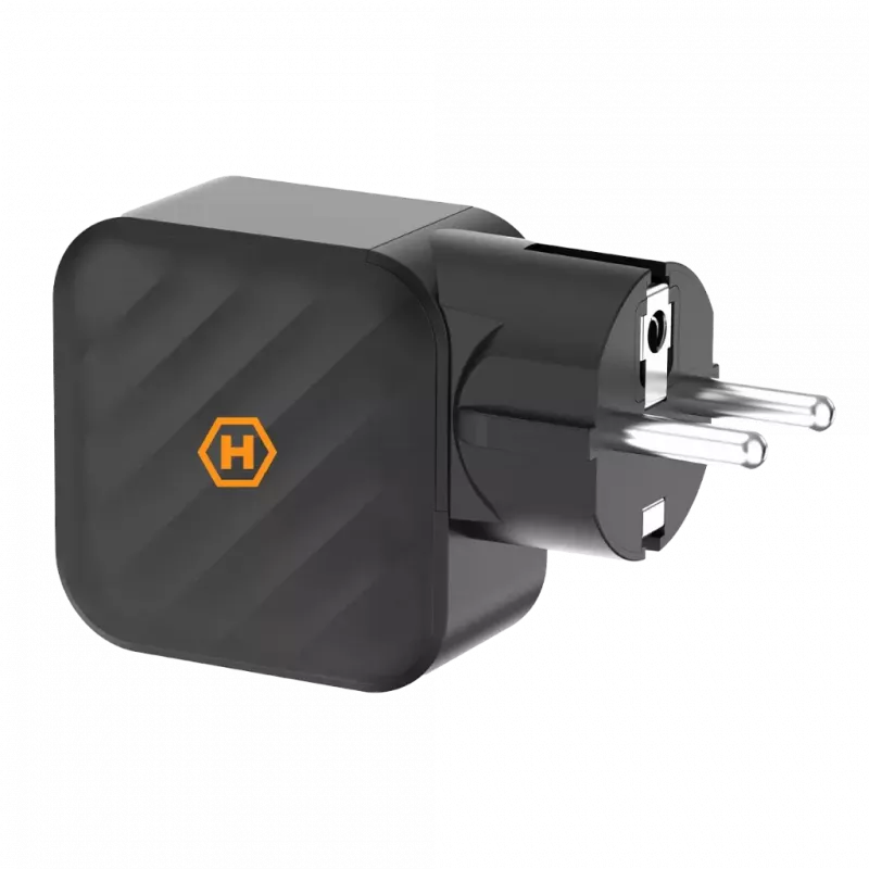 HAMMER RapidCharge 65W GaN τροφοδοτικό - 2x USB-C PD, 1x USB-A QC, μαύρο