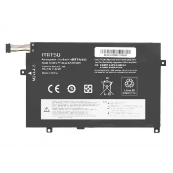 MITSU Μπαταρία 01AV411 για Lenovo ThinkPad E470 E475 3650 mAh (40 Wh) 10,95 V