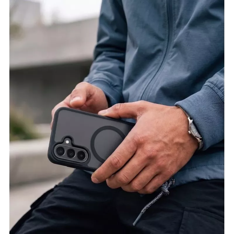 CRONG Matte θήκη MagSafe για Samsung Galaxy A27 - Μαύρο
