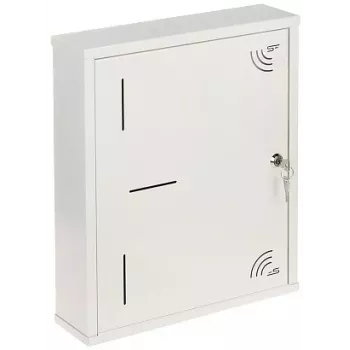 TESM-420X340X90N STALFLEX Επιτοίχιο κουτί για τηλεπικοινωνίες, ανοιχτό γκρι (RAL 7035), 420x340x90 mm, IP30, χάλυβας