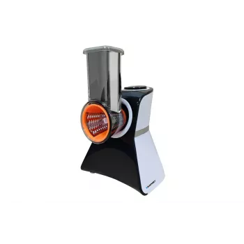 Blaupunkt Slicer FPS502 ηλεκτρική κουζινομηχανή 150 W ανοξείδωτο μαχαίρι κυματιστό 190 mm ρυθμιζόμενο πάχος κοπής 0-15 mm Μαύρο/Ασημί