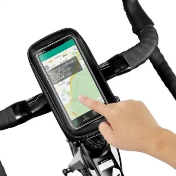 WILDMAN Bike Holder Case S E1 1L μαύρη – συμπαγής τσάντα σκελετού ποδηλάτου με αυτοκόλλητες ταινίες