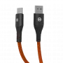 HAMMER Καλώδιο USB-A σε USB-C 1,2 m Μαύρο 480Mbps Φόρτιση & δεδομένα