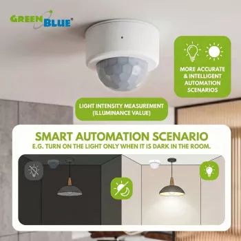 GREENBLUE Tuya Zigbee αισθητήρας κίνησης GB740