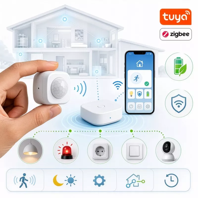 GREENBLUE Tuya Zigbee αισθητήρας κίνησης GB740