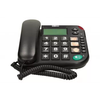 MAXCOM KXT 480 BB Ενσύρματο τηλέφωνο με οθόνη LCD, Μαύρο
