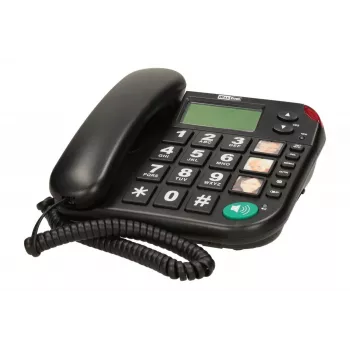 MAXCOM KXT 480 BB Ενσύρματο τηλέφωνο με οθόνη LCD, Μαύρο