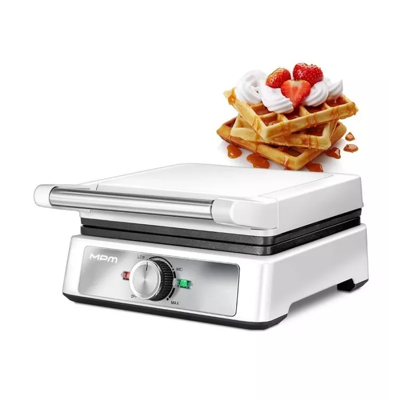MPM MGO-41 βάφλας 1600W Λευκό – βελγική βάφλας με αντικολλητικές πλάκες