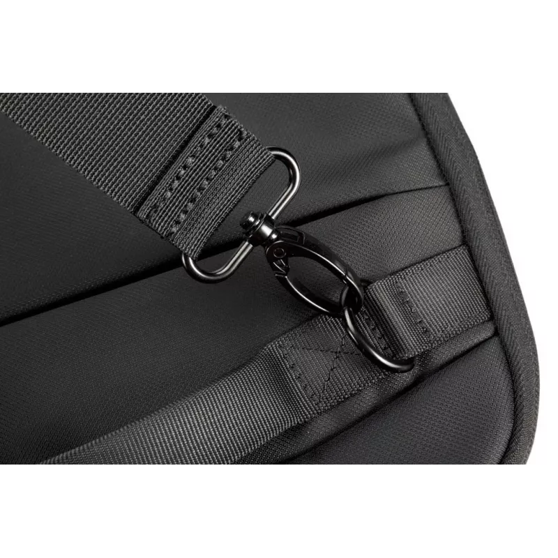 MODECOM Split τσάντα laptop 15,6 ίντσες μαύρη πολυεστέρας χαρτοφύλακας με ρυθμιζόμενο λουρί ώμου