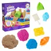 Kinetic Sand Beach Adventure σετ – 907g άμμος σε 3 χρώματα με καλούπια, εργαλεία και λεκάνη παιχνιδιού